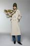 Double Breasted Lapel Pocket Detailed Cashmere Beige Coat 13300 - 3