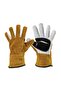 Soba Eldiveni Carbon-28 - 28 cm Genuine Leather Oven and Fire Gloves for Wood Stove and Fireplace