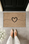 Modern Digital Printing Doormat - Heart Doormat - Front Door Mat 70X45Cm - 2