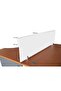Deler 140 White Wood Divider Panel - 2