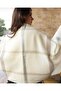 Square Cream Patterned Scarf Shoulder Shawl 70X180 cm 1234 Black - 3