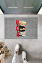Modern Digital Print Doormat - Teddy Bear Relax - Doormat 70X45Cm