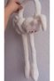 Labubu White Plush Sound-Moving Headphones with Moving Ears Winter Gift for Teenage Girls and Boys - 3