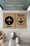 Modern Digital Printing Doormat - Airplane Doormat - Front Door Mat 70X45Cm