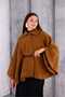 Women's Plush Poncho – Soft Textured, Winter, Warm