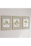 Wooden Framed 3 Piece Abstract Painting Green Dream Qmrc