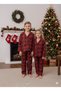 Brother and Sister Combination Soft Cotton Lisbon Fabric Plaid Pajama Set (the Price Is for One Set)