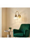 Gold Crystal Stone Sconce Modern Wall Light E27 Lampholder Bedroom Bathroom Mirror Top Lamp,Yakops-15710 - 5