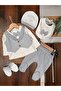 5-Piece Men's Suit with Cotton Bow Tie Detail - 2