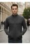 Men's Pocketed Plus Size Knitwear Cardigan