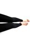 Thermal Inner Towel Fleece Black Leggings (High Waist)