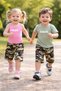 Camouflage Printed Cotton Capris