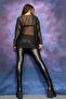 تونيك شفاف من التول بقصة واسعة وبدون أكتاف - 3