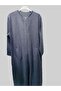 Embroidered Ferace with Zipper Along the Length 2 C Pocketed Ferace - 4
