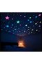 Children's Room Wall Sticker Highlighted Stars 150 Pieces Mixed Color Star Sticker Set - 7