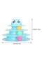Three Tier Turntable Interactive Pet Toy With 3 Rolling Balls - Blue - 5
