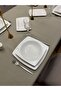 Handcrafted Dowry Lace Detailed Carefree Oval Tablecloth Stone Color - 8