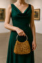 Evening Dress, Metallic Raffia Stylish Bag, for Night, Day, Wedding, Engagement, Invitations or Casual - 2
