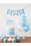 Blue 1St Birthday Celebration Set-1St Birthday Party Set-Blue Balloon Set-One Banner-Cake Topper - 8