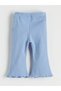 Ecru striped baby girl blouse and leggings with bow collar detail - 5