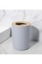 6 Pcs Bathroom Accessories Set, Toilet Brush, Soap Dispenser, Toothbrush Holder, Cup, (Gray R) - 4