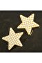 Sptrns Star (10115) Pearl Earring-Yellow
