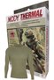Khaki Color Stretch Fabric Mody Thermal Top Underwear Suitable for Men to Wear in Military Areas - 3