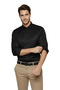 Black Slim Fit Men's Shirt Easy-Iron Breathable Fabric, All-Season Elegance 2608515 - 4