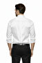 White Slim Fit Men's Shirt Easy-Iron Breathable Fabric, All-Season Elegance 2608515 - 6