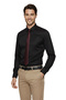 Black Slim Fit Men's Shirt Easy-Iron Breathable Fabric, All-Season Elegance 2608515 - 5