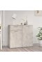 Sideboard Concrete Grey 80x36x75 cm Engineered Wood
