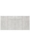 Sideboard Concrete Grey 160x36x75 cm Engineered Wood - 5