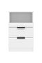 Bedside Cabinets 2 pcs White Engineered Wood - 2