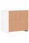 Bedside Cabinet White 40x30x39 cm Engineered Wood - 6