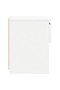 Bedside Cabinet White 40x30x39 cm Engineered Wood - 5