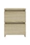 Bedside Cabinets 2 pcs Sonoma Oak 30x30x40 cm Engineered Wood - 4
