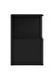 Bedside Cabinets 2 pcs Black 35x35x55 cm Engineered Wood - 4