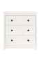 Sideboard White 70x35x80 cm Solid Wood Pine - 4