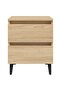 Bed Cabinets 2 pcs Sonoma Oak 40x35x50 cm Engineered Wood - 2