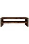 Monitor Stand Smoked Oak 42x24x13 cm Engineered Wood - 2
