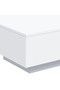 Coffee Table White 55x55x31 cm Engineered Wood - 7