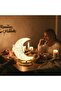 Crystal Ramadan Light, Moon Shape Night Light Touch LED Desk Lamp - 8