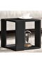 Coffee Table Black 32x32x30 cm Engineered Wood