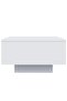 Coffee Table White 55x55x31 cm Engineered Wood - 4