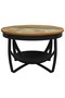 Coffee Table Ø68x43 cm Solid Reclaimed Wood - 4