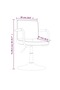 Swivel Dining Chairs 2 pcs Light Grey Velvet - 3