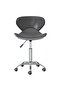 Swivel Dining Chairs 2 pcs Grey Faux Leather - 2