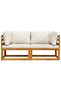 Sectional Corner Sofas 2 pcs with Cushions Cream White - 5