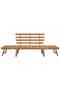 Garden Bench 2-in-1 190 cm Solid Acacia Wood - 2