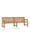 Garden Bench 228 cm Solid Teak Wood - 7